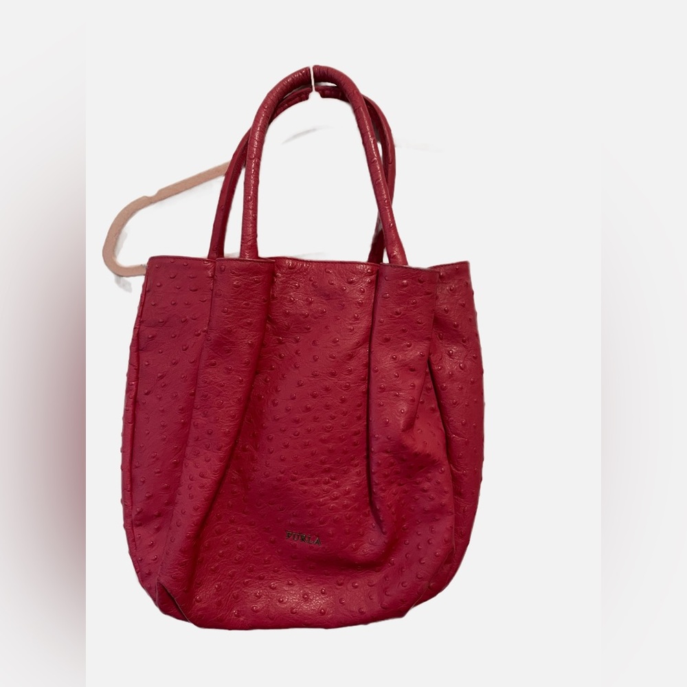 Furla Pink Leather Tote